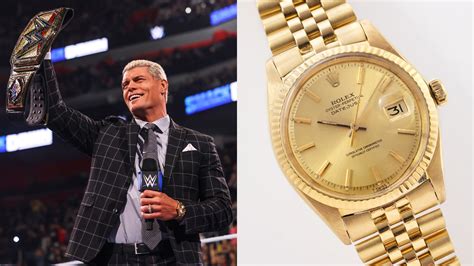 cody rhodes rolex